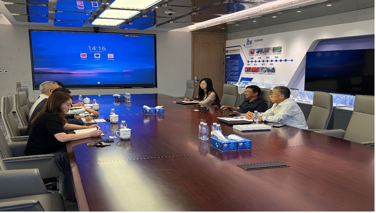 中非发展基金副总裁余焯锐一行到访金年会总部